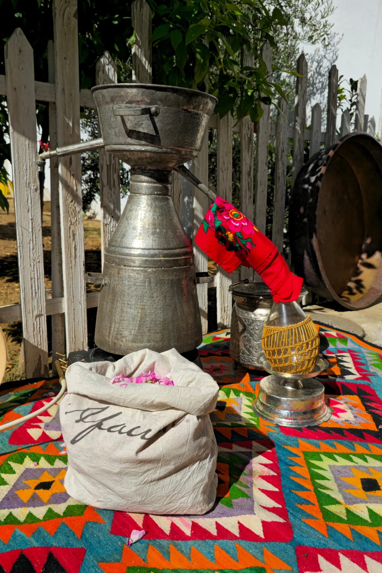 ماء العطرشية - تقطير زمني